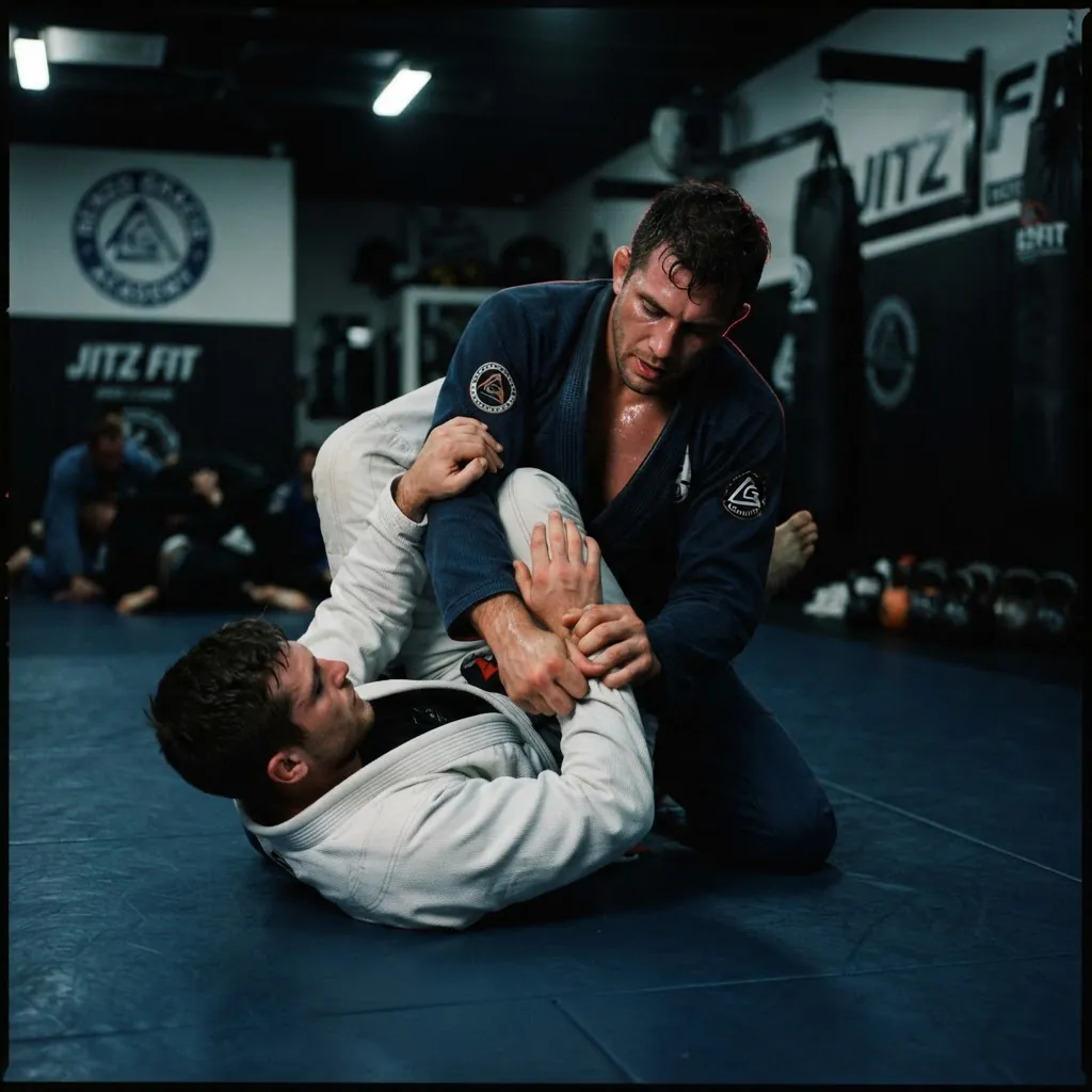Situation de contrôle et de soumission en Jiu-Jitsu Brésilien à Balaruc-les-Bains