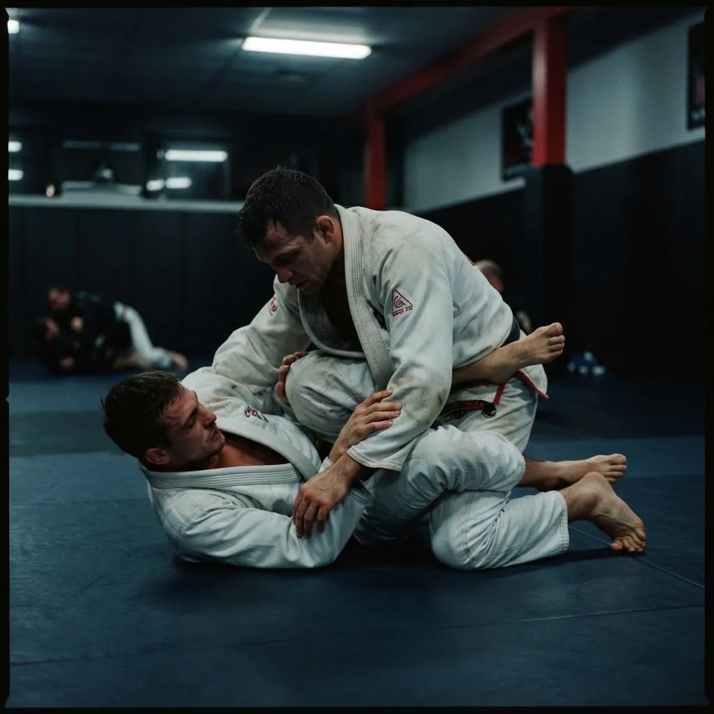 Travail au sol encadré par Nicolas Marcho au Fusion Fight Club