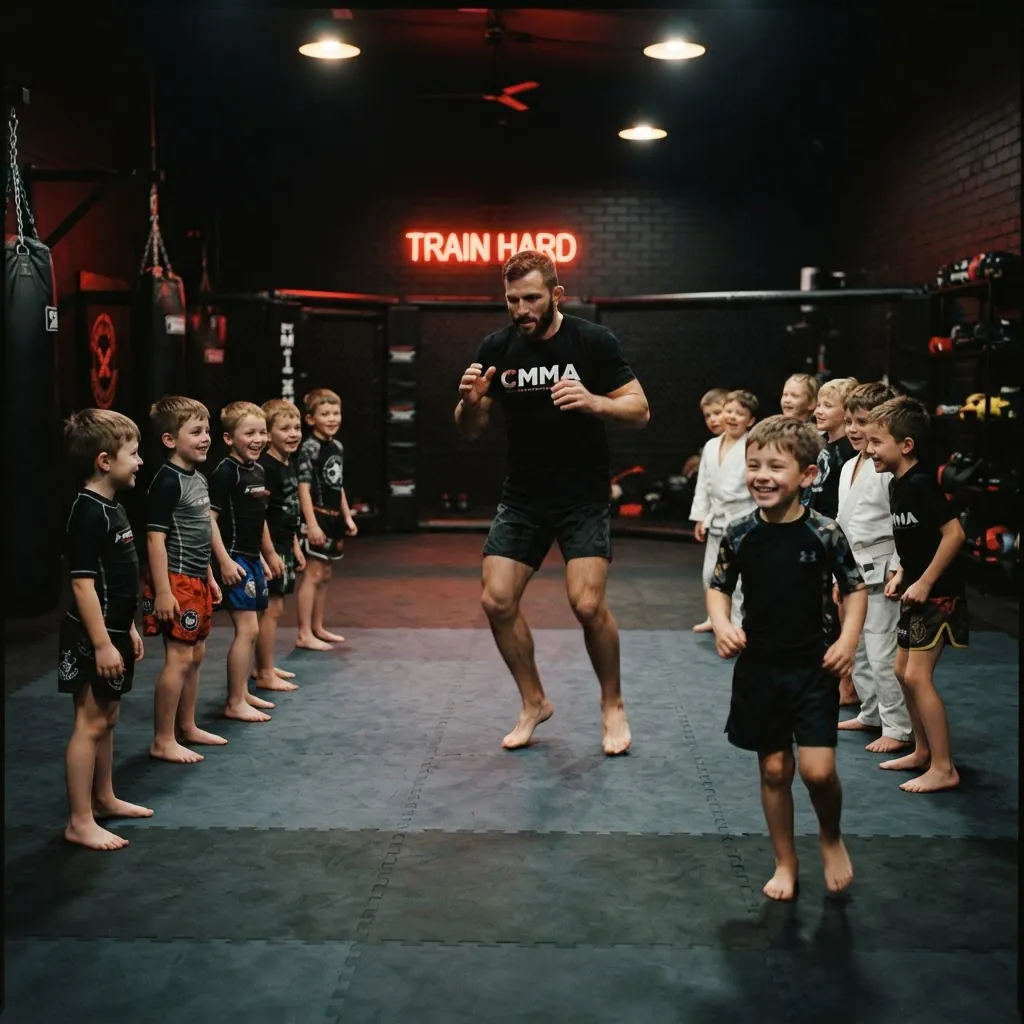 Cours de MMA enfant au Fusion Fight Club à Balaruc-les-Bains