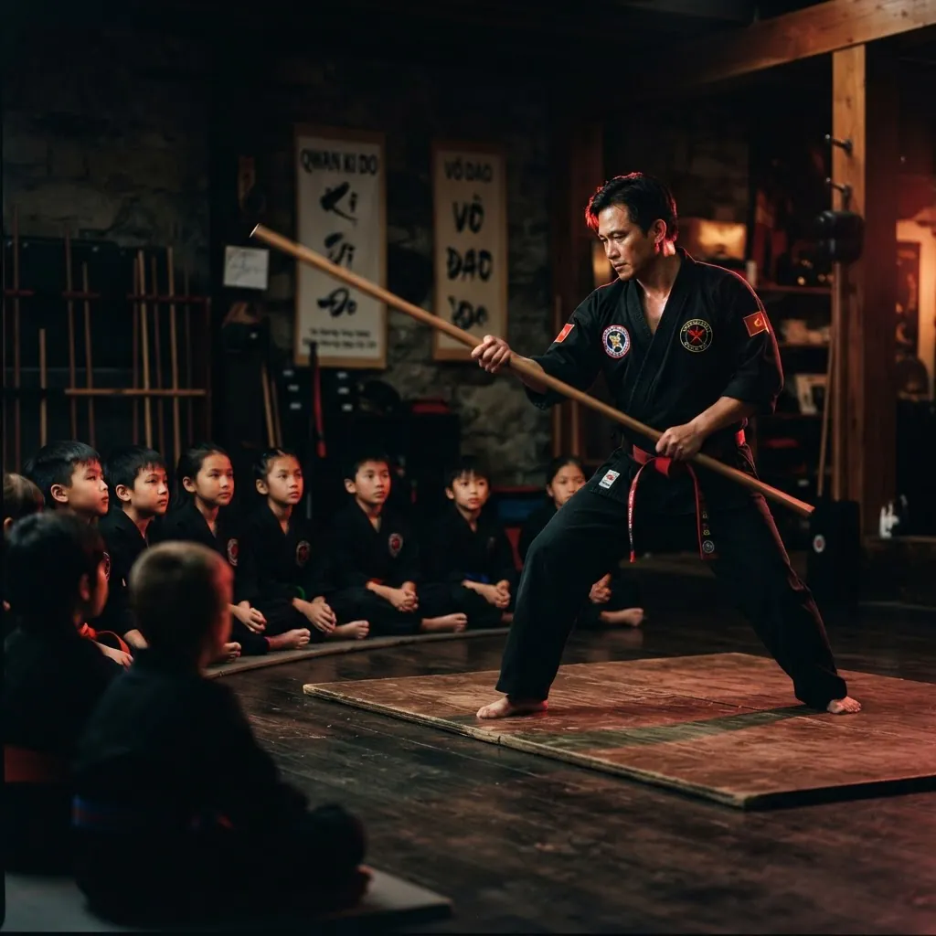 Cours de Kung Fu traditionnel autour du bassin de Thau avec arme traditionnelle