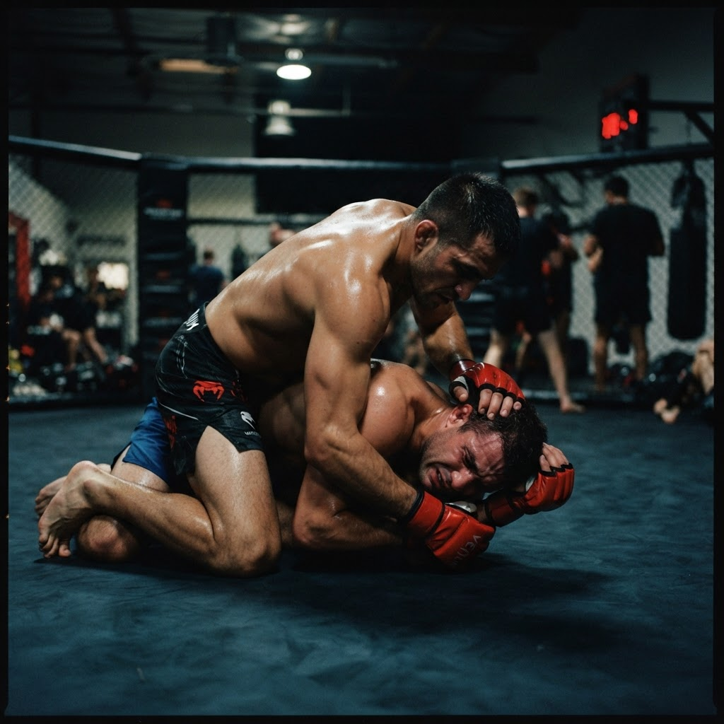 Combat au sol et contrôle en MMA près de Sète